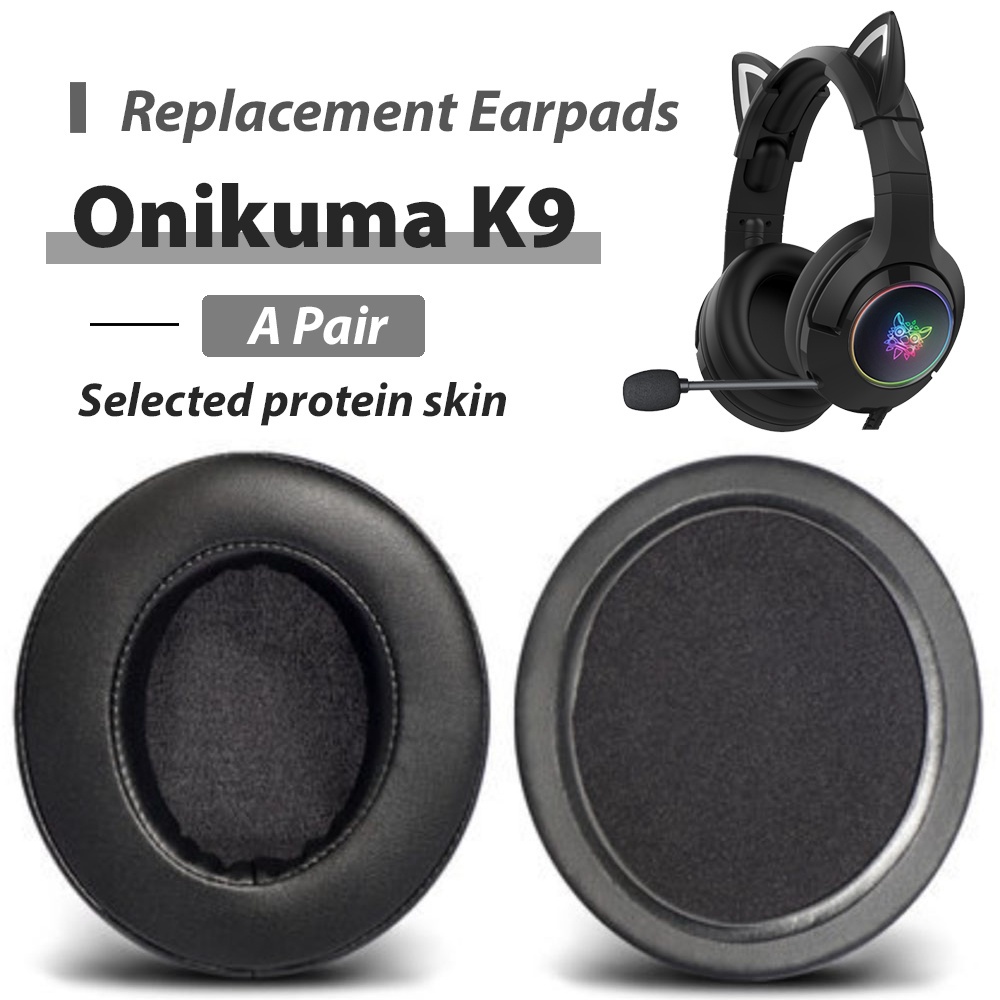 Replacement Earpads For Onikuma K9 Headphone Skin-like Leather Thick ...