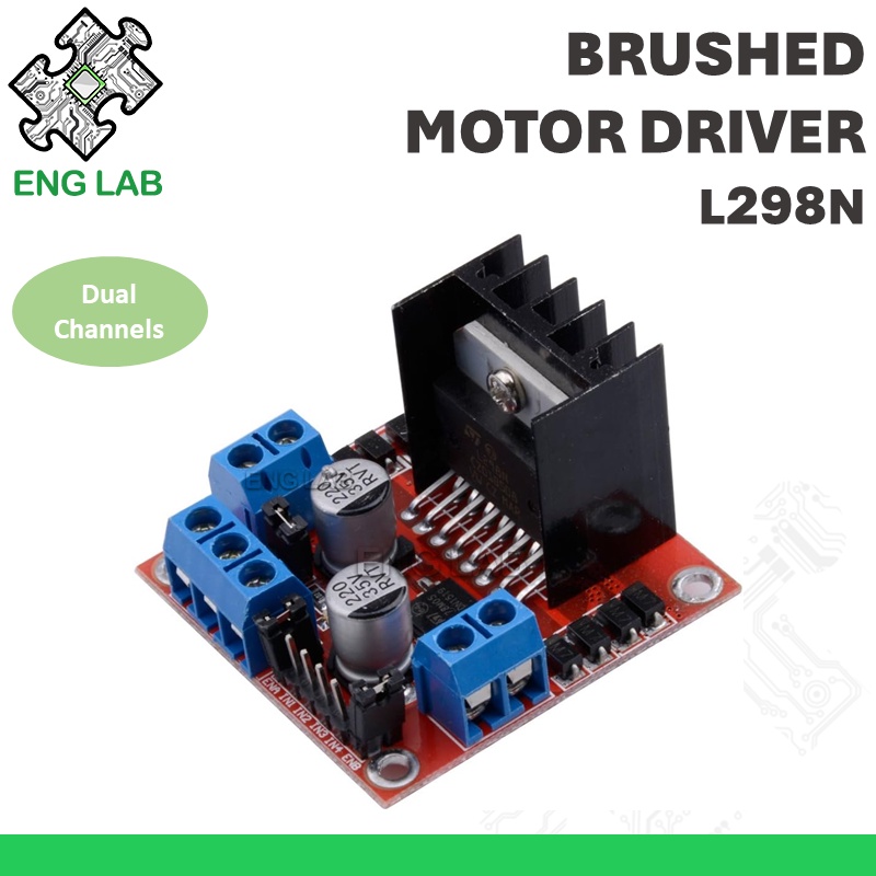 ENGLAB★L298N Brushed Motor Driver Controller, Stepper Motor Control ...