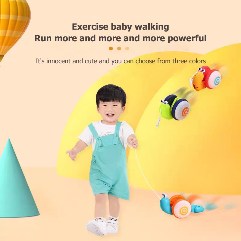 Crawling Snail Baby Toys With Music LED Light Up Musical For Toddler