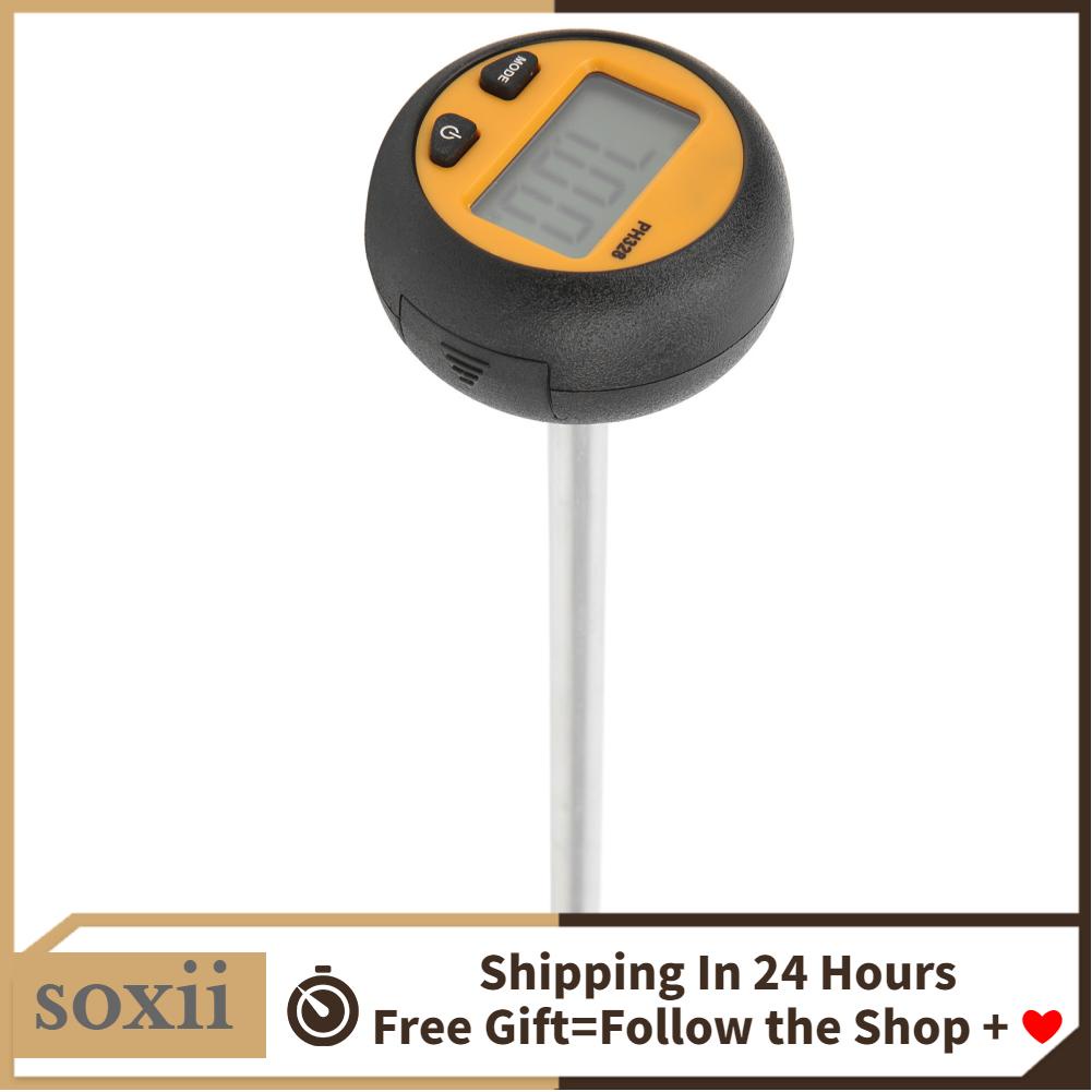 Soxii Digital Soil PH Tester 2.0PH‑8.5PH Moisture Pen Temperature ...