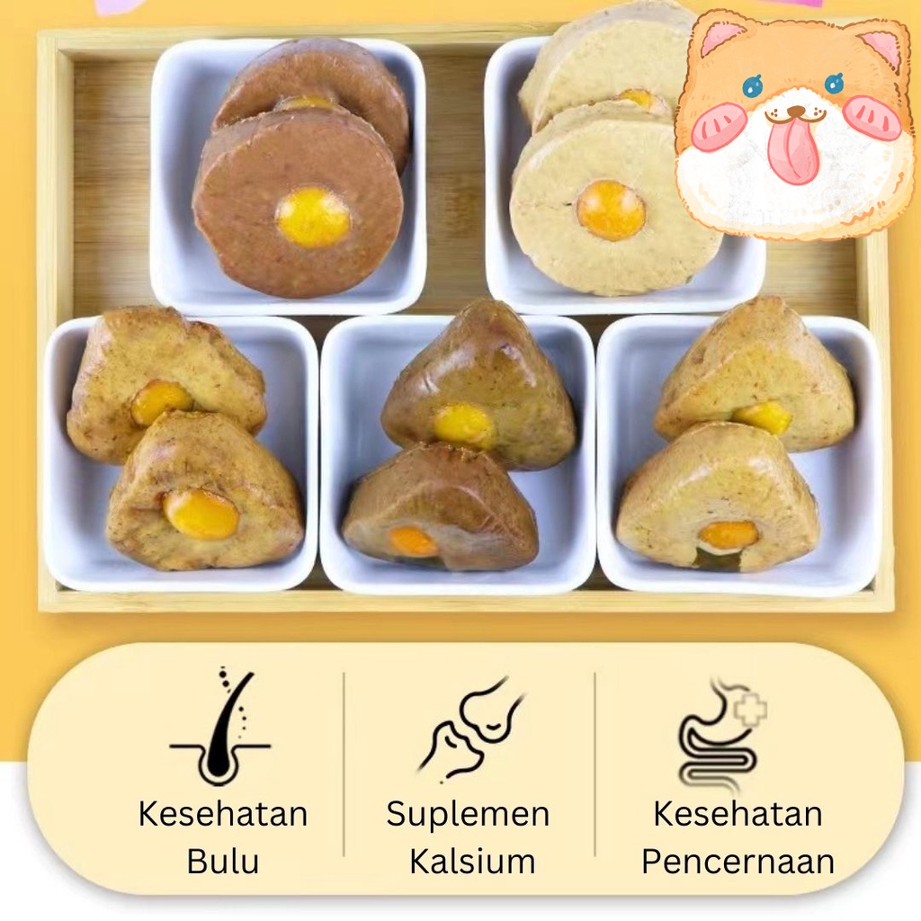 Tom Rupert's Choice for Dogs Onigiri Snack Meat And Fresh Eggs Healthy