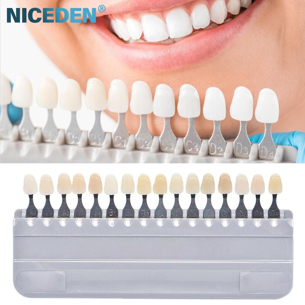 NICEDEN/ 16color dental resin shade guide 3D shade guide dental shade