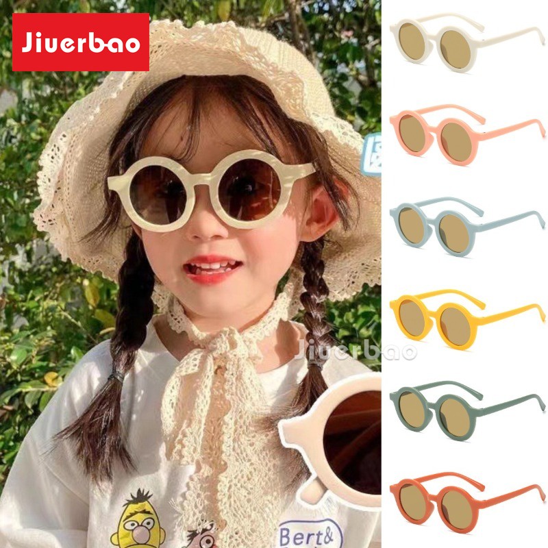 Fashion Cute Round Sunglasses Kids Sun Glasses for Girls Kids Eyewear UV400