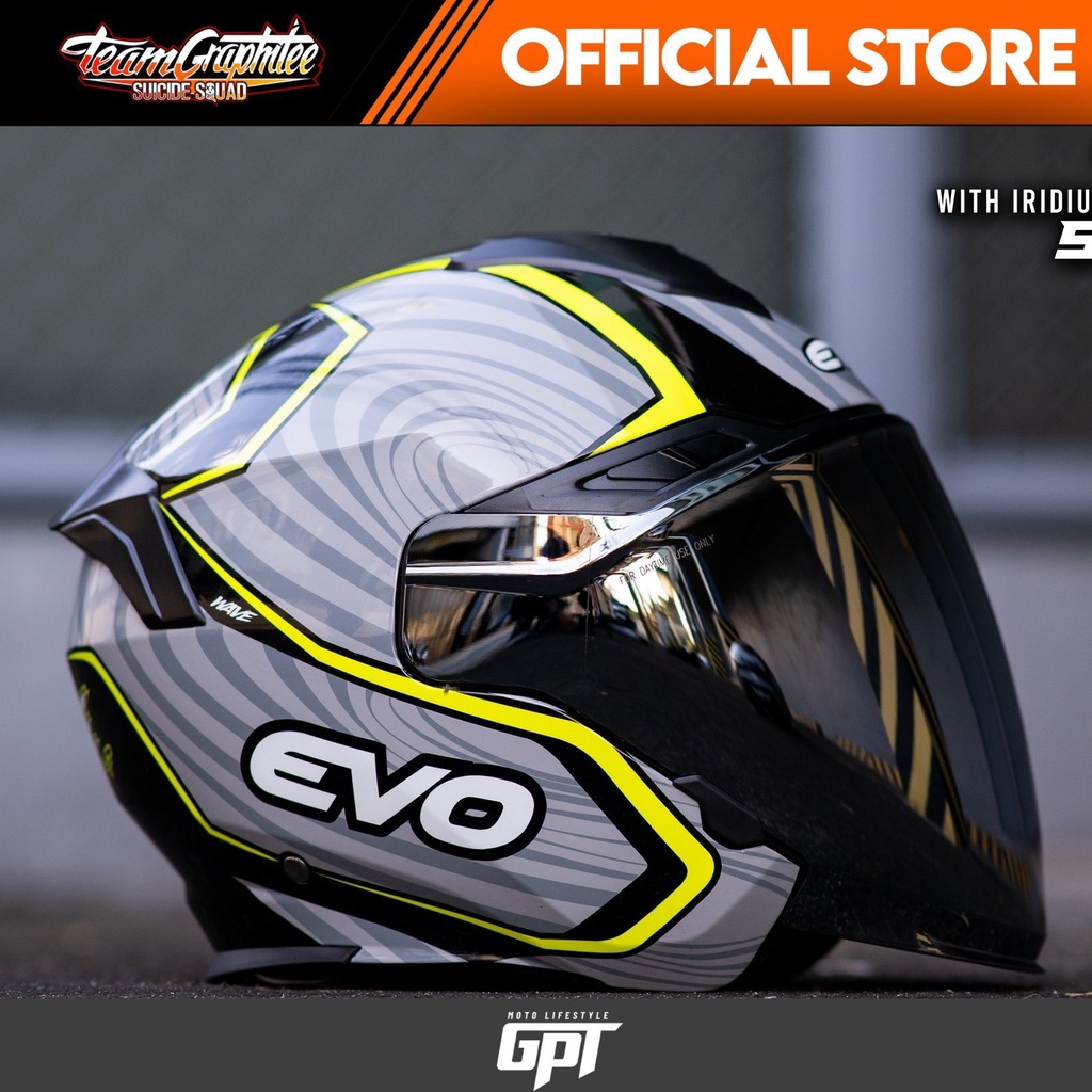 EVO HELMET RX7 WAVE with FREE Clear lens | Shopee Philippines