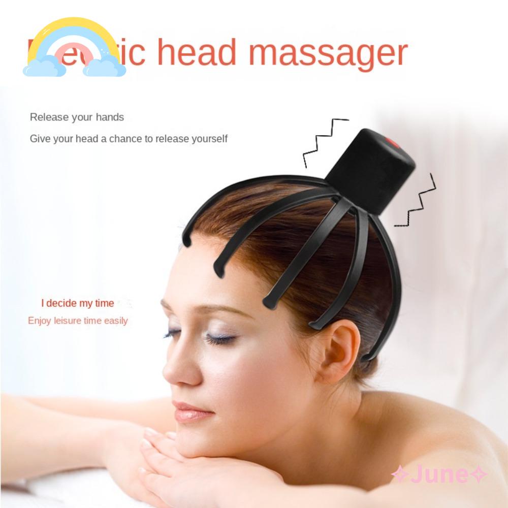 June Electric Head Massager Unblock Headache Fit The Body Frequency Scalp Massager Stress 