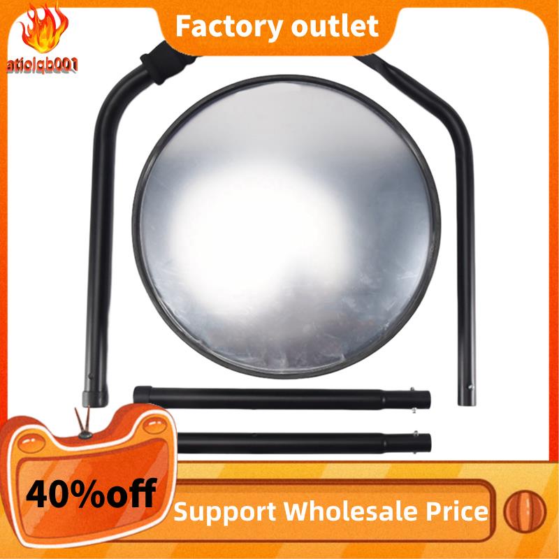 In Stock Under Vehicle Inspection Mirror 12Inch Diameter Security Mirror with Wheels and LED