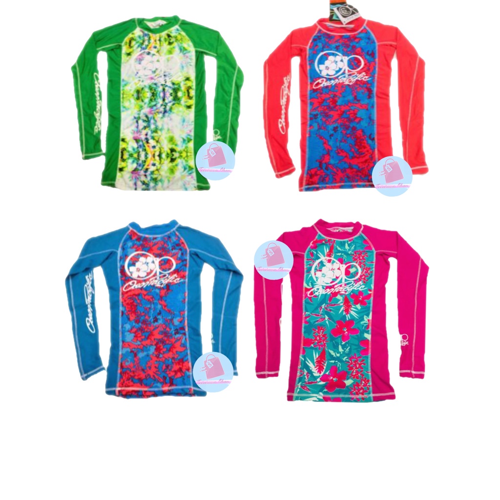 ♞SALE !Top Long Sleeve Rashguard Swimwear Swimming Attire For Teens