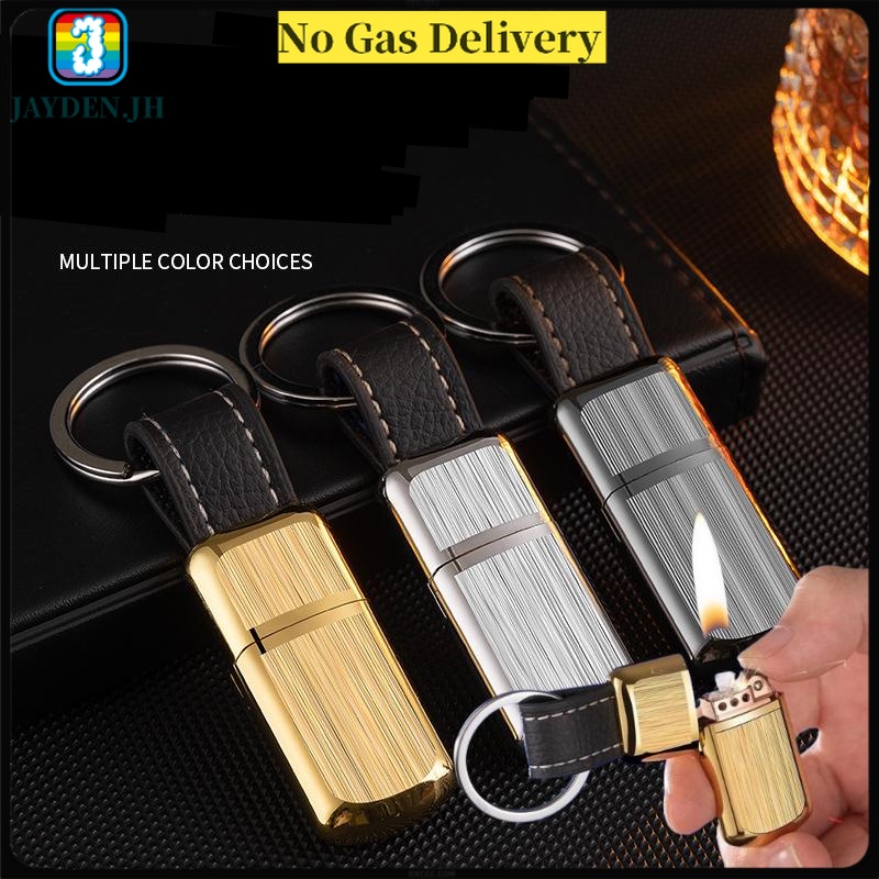 Personalized Keychain Leather With Portable Refillable Kerosene