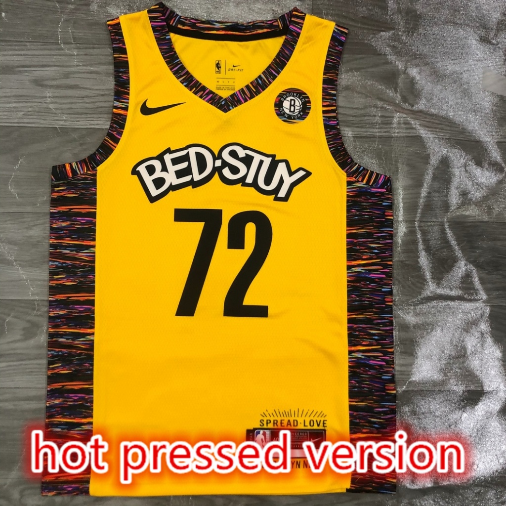 NBA Jersey hot pressed version Brooklyn Nets 72 BIggie basketball jersey Shopee Philippines