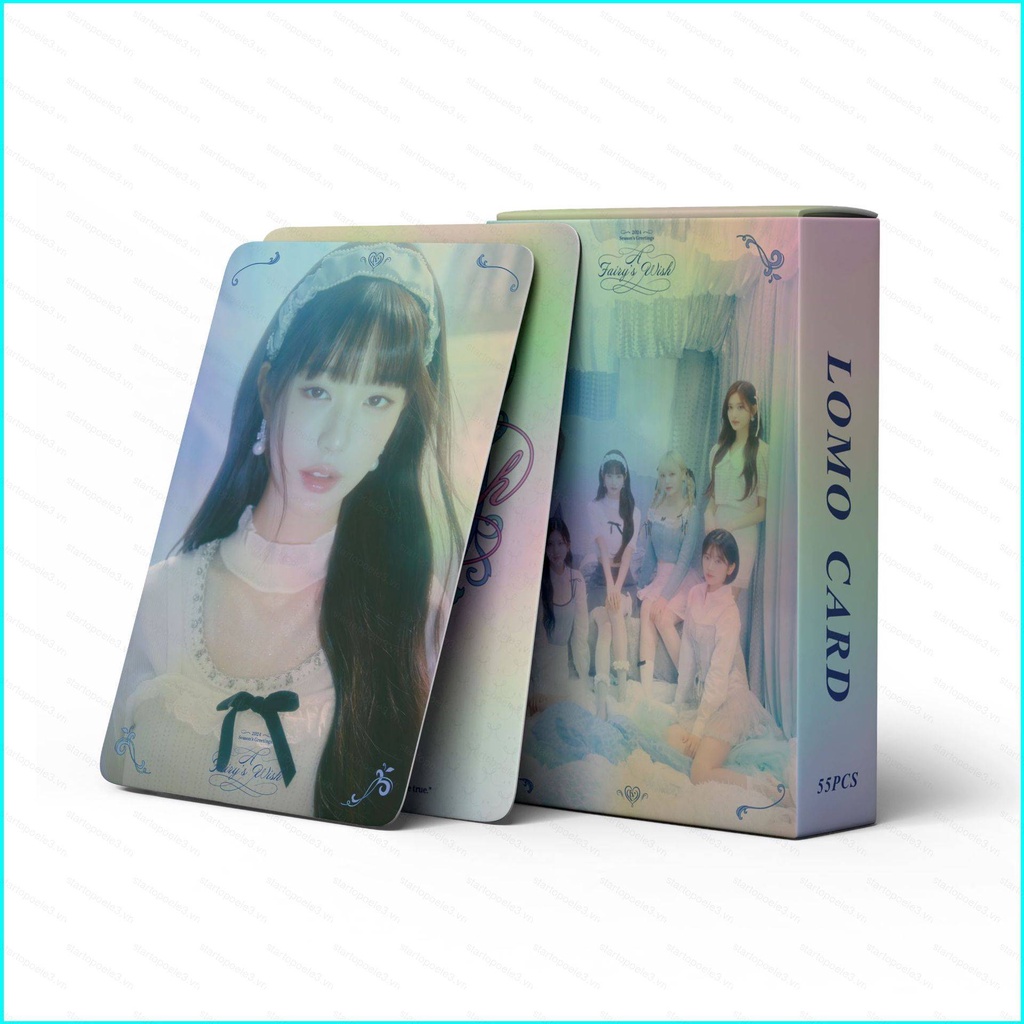 star3 55PCS/set IVE 2024 Seasons Greetings laser Lomo cards Yujin Gaeul ...