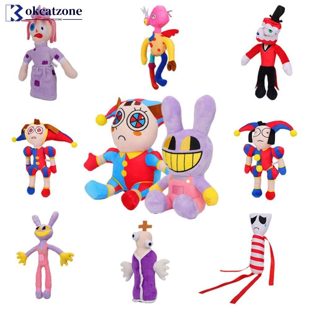 OKCATZONE The Amazing Digital Circus Plush Toy Anime Cute Cartoon Clown ...