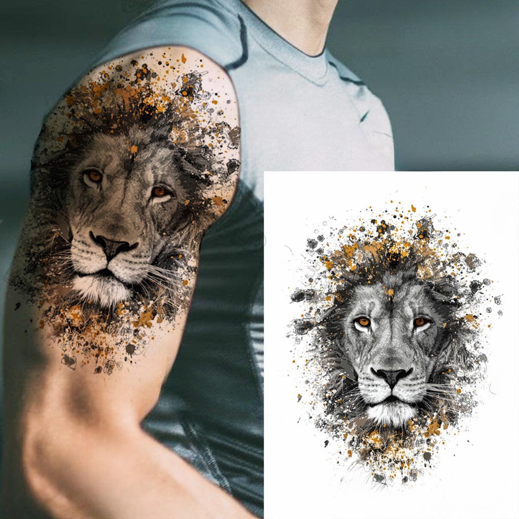 Tattoo Sticker Animal Waterproof Temporary Tattoos for Men Adults ...