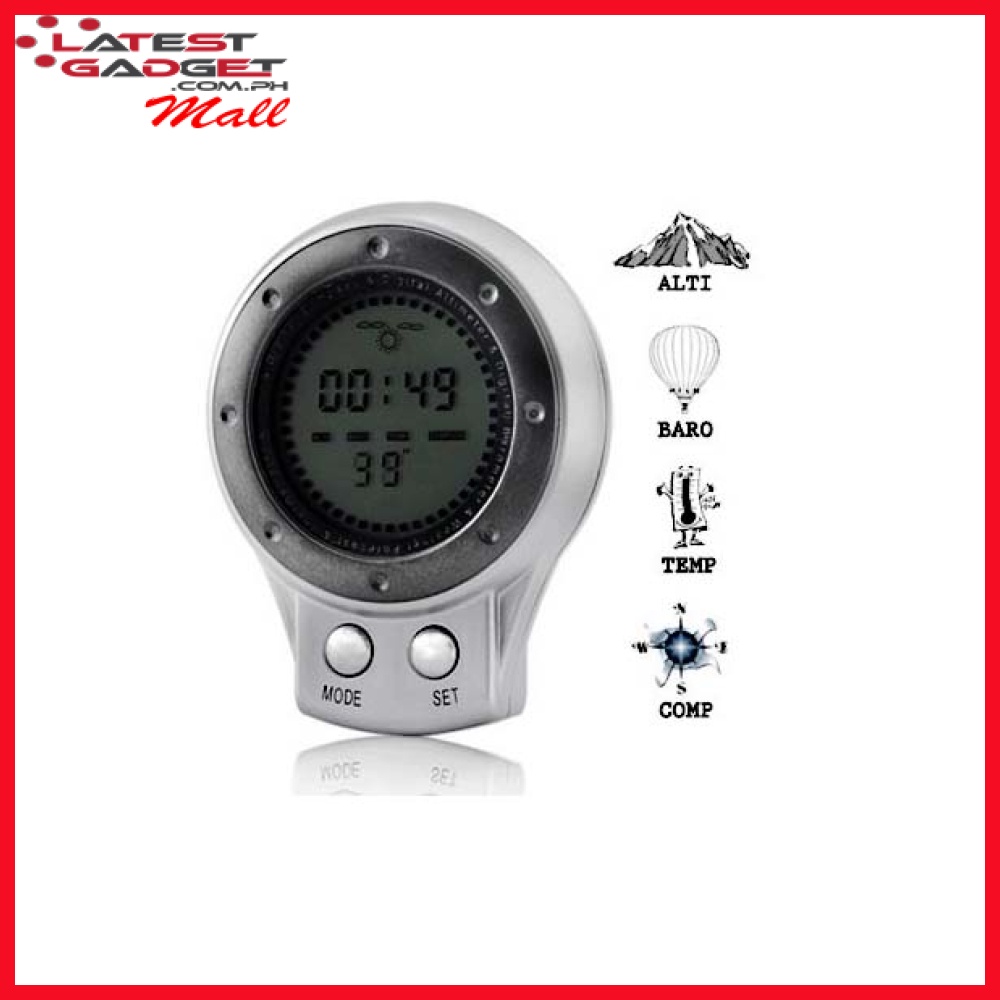 LatestGadget PH 6 in 1 Mini Digital Altimeter Barometer Compass ...