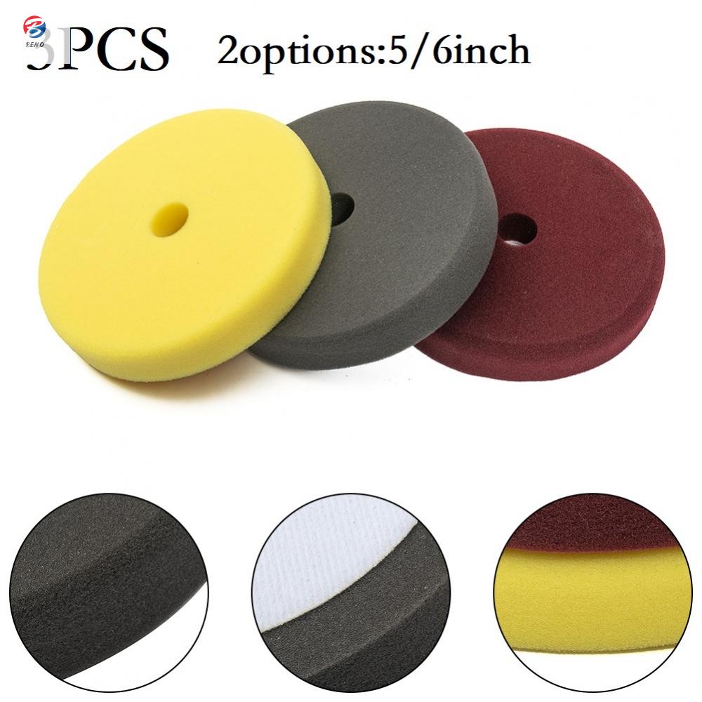 TBOO Reusable Foam Polishing Pads for Efficient For Car Waxing 3 Pack