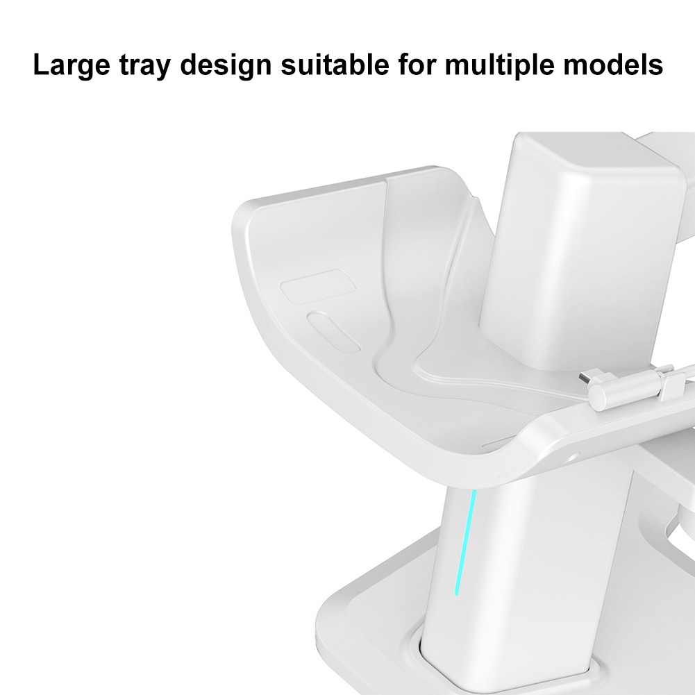 VR Gaming Headst Rack Headset Charging Dock Stable Space Saving for ...