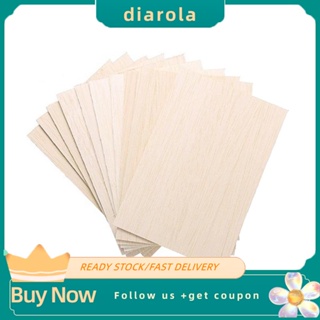 10 Pack Unfinished Wood Sheets,balsa Wood Thin Wood Board For