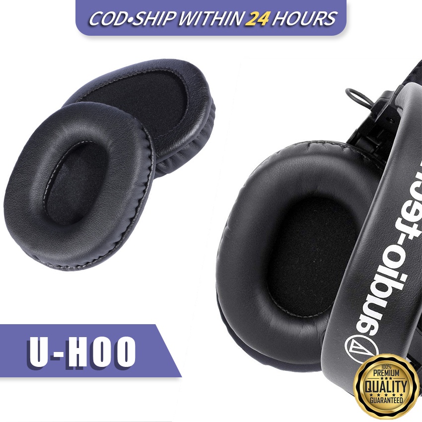 For ATHMSR7 ATHM50 ATHM50cwh Earpads Replacement Leather Foam