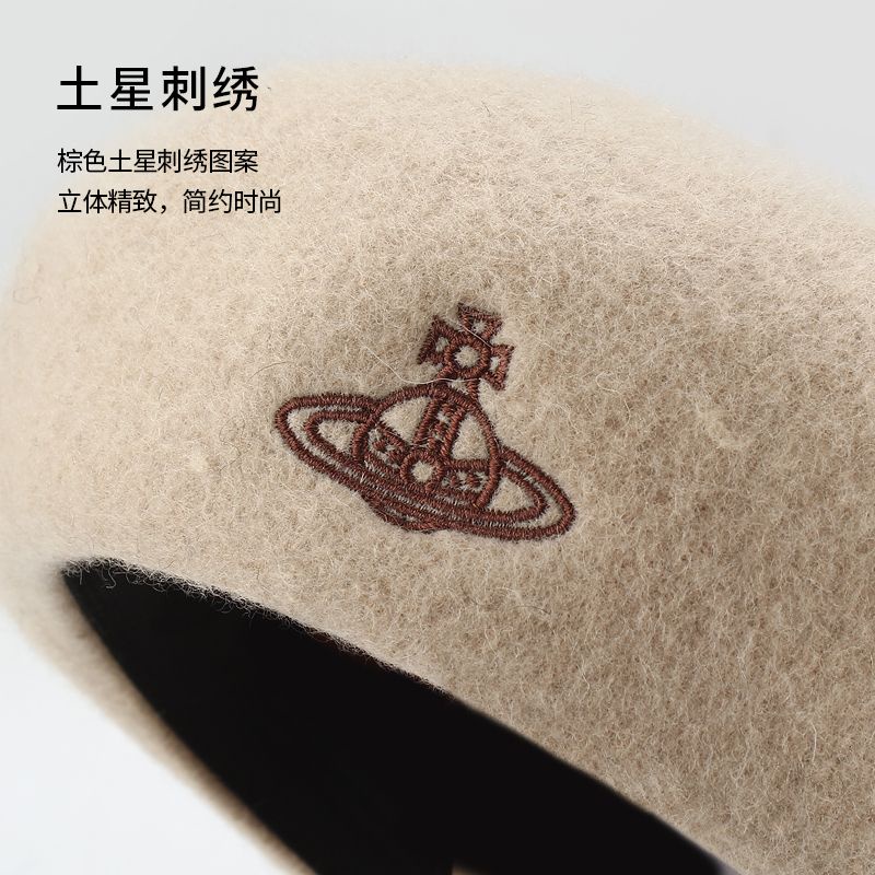 vivienne westwood studded check beret（Vivienne Westwood 