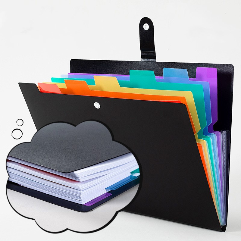 Expanding File Folder, A4 Letter Size Paper Document Receipt Organizer ...