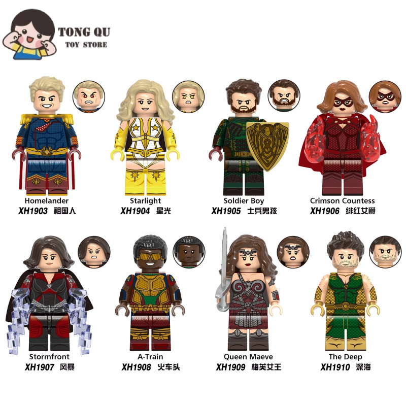 Superhero Minifigures The Boys Homelander Building Block Minifigures ...