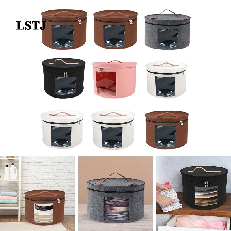 Lstjj Hat Storage Box Hat Box Stackable Storage Bin for Women Men Organizer Bucket Round Caps Boxes for Hats Toy Shopee Philippines