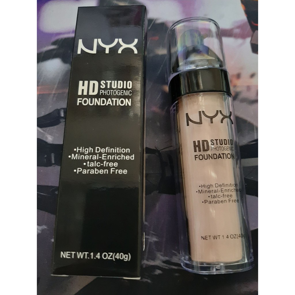 NYX, Makeup, Nyx Hd Studio Photogenic Foundation Sand Beige 4