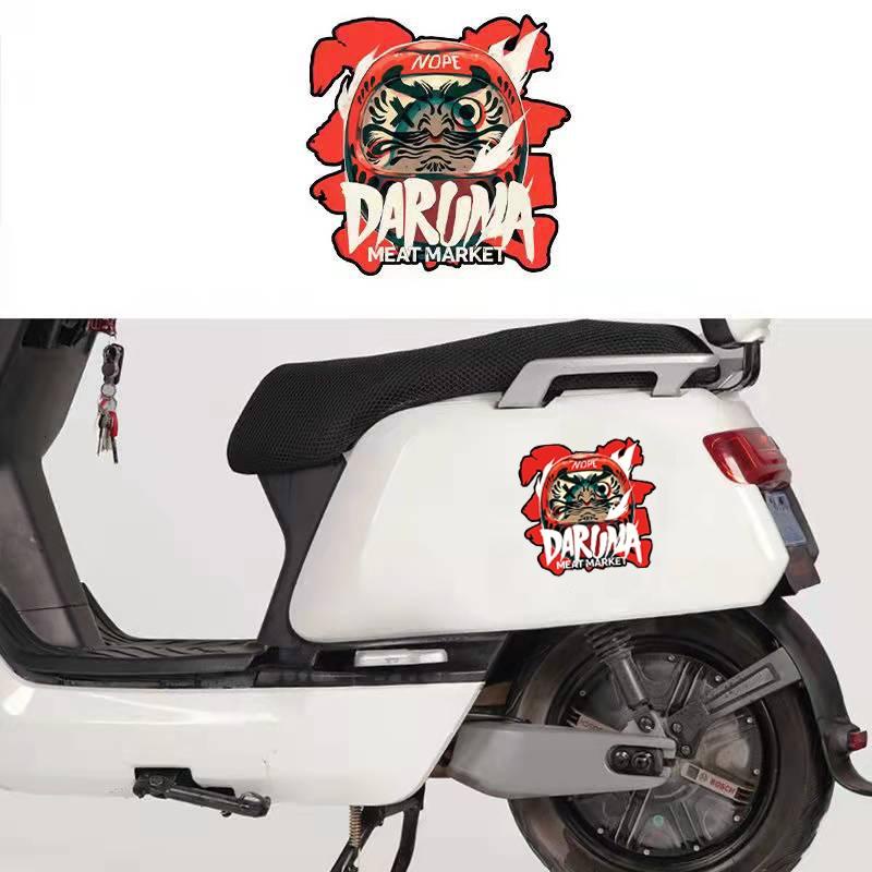 1 PCS Japanese Samurai Decorative Reflective Stickers Ghost Warrior ...