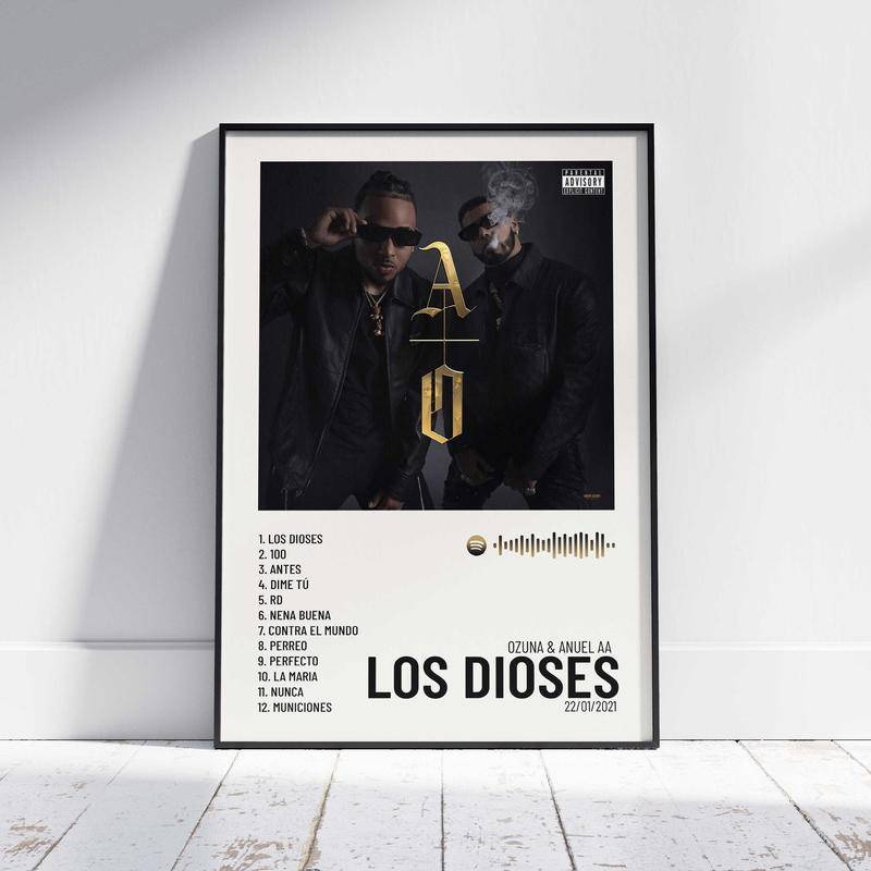 Ozuna -Los Dioses Unframed Poster Print | Polaroid Style | Music Album ...