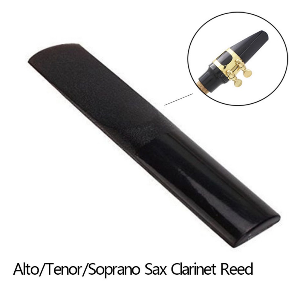 Reed High Elasticity No Odor Easily Install Black Solid Smooth Reed for Musician