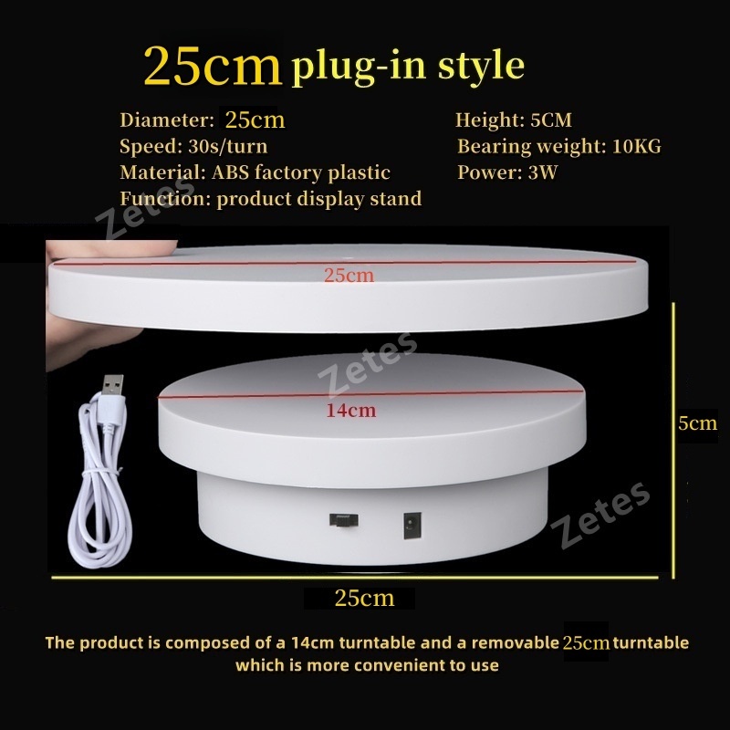 Electric Rotary Display Stand Constant Speed Adjustable Steering Live ...