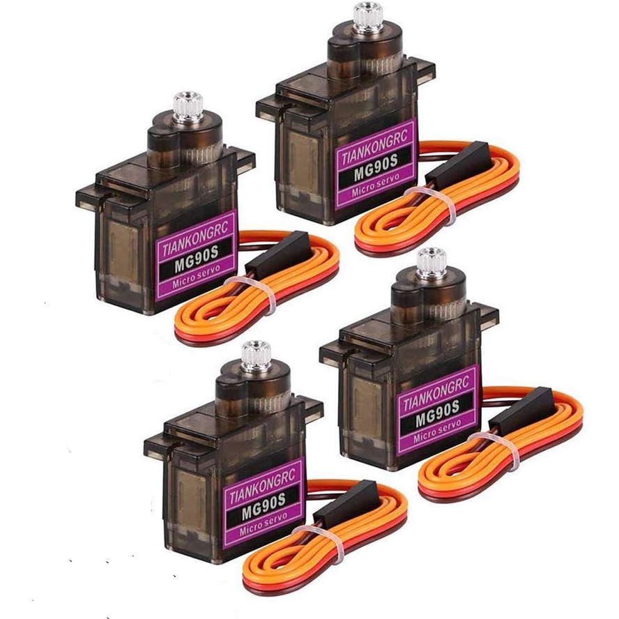 MG90S 9g Servo Motor Micro Metal Gear for Robot Car Plane RC Helicopter ...