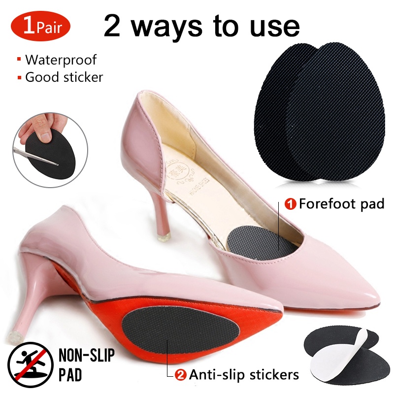 1Pair (2pcs) Insole Wear-Resistant Tendon Rubber Sole Non-Slip Stickers ...