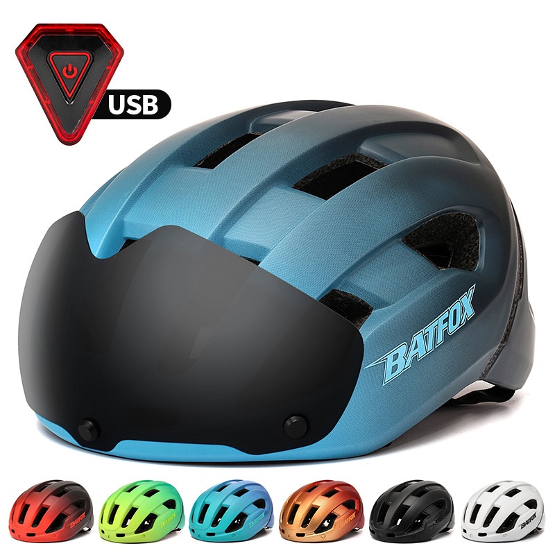 Bicycle Helmet City Helmet Mountain Bike OnePiece Cycling Helmet USB