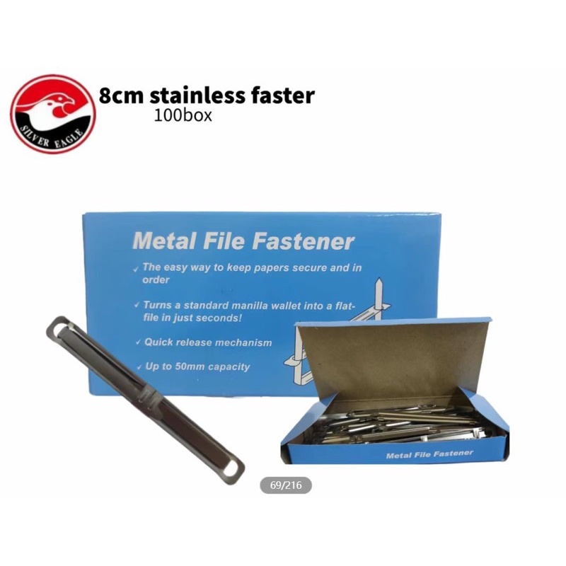 cod 50sets Paper Fastener 8cm - Metal Fastener | Shopee Philippines