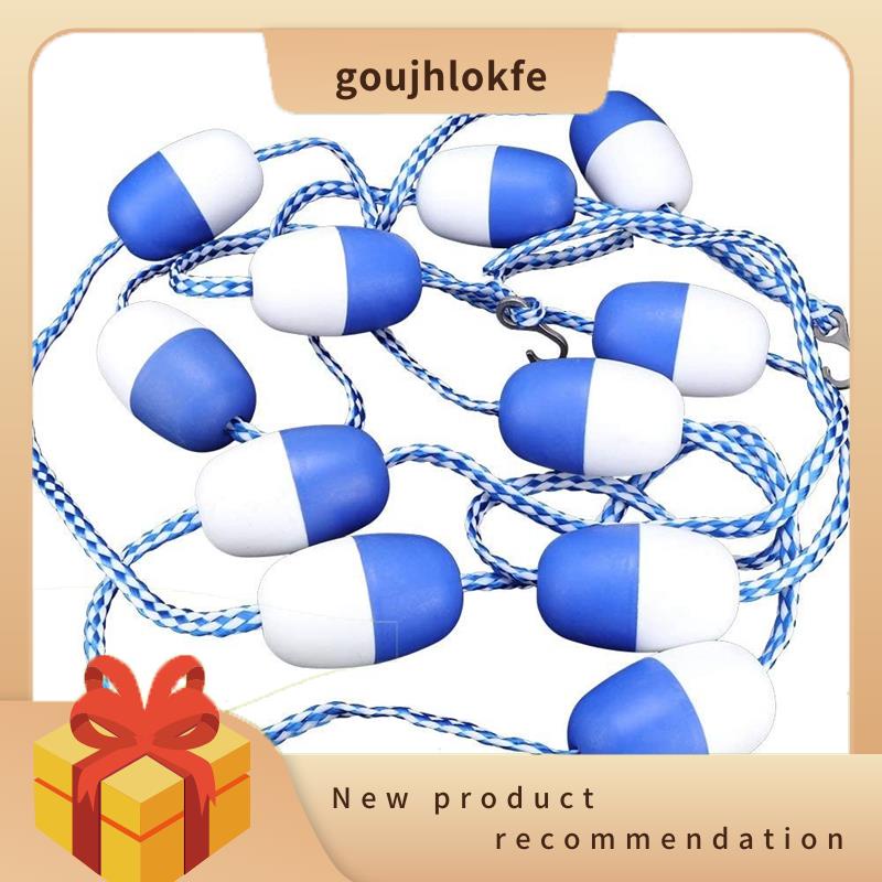 goujhlokfe 11 Balls Safety Float Line5M Swimming Pool Safety
