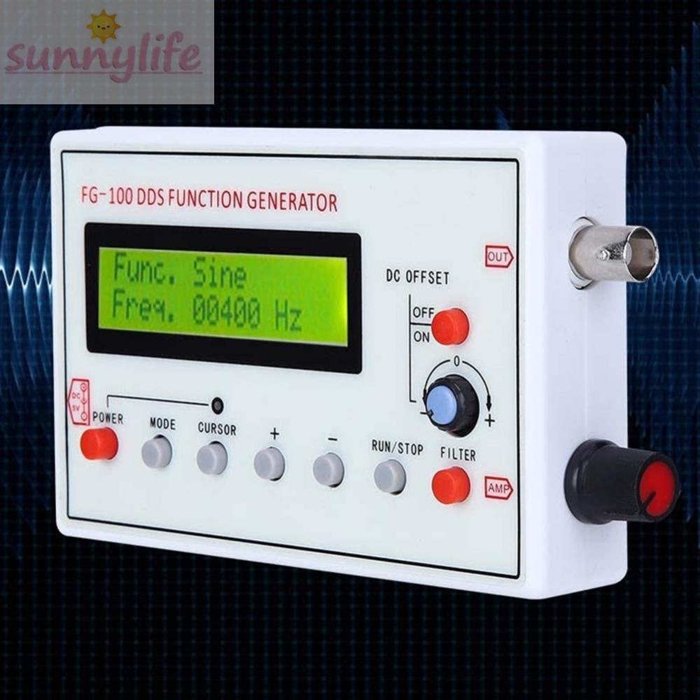 FG100 DDS function signal generator frequency 1Hz 500KHz signal