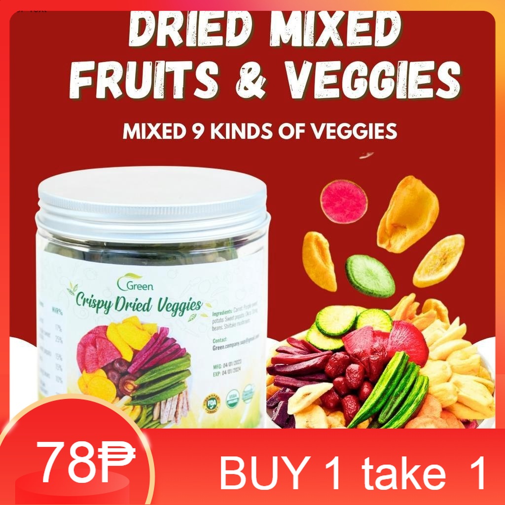 Crispy vegetable chips Dried fruits veggie crisps mixed 9 kinds of