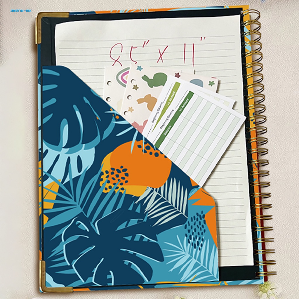 AM* Waterproof Clipboard Folder Lettersized Clipboard Colorful Spiral
