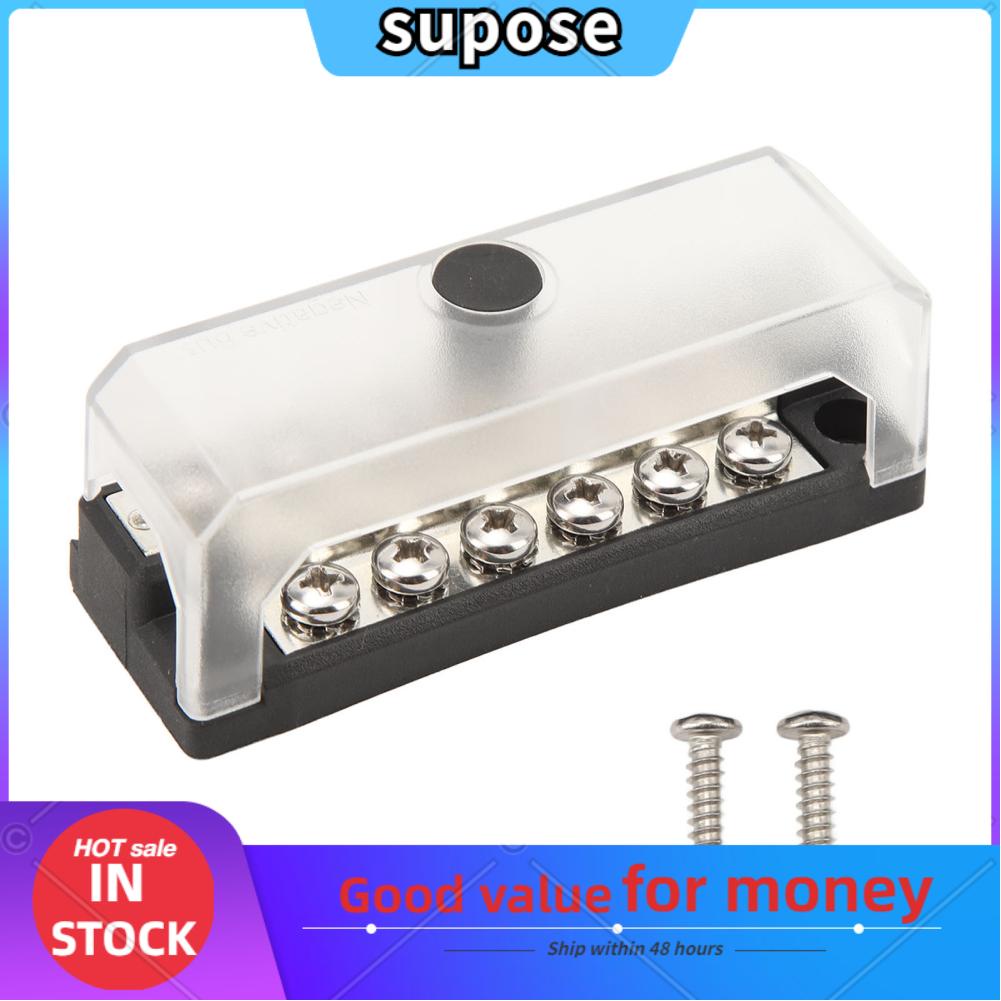 Supose 12 Terminal Power Distribution Block Flame Resistant Base Blocks