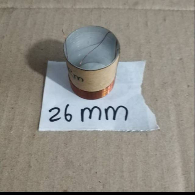 Speaker spool Diameter 26mm / speaker spool 6 inch to 10 inch | Shopee ...