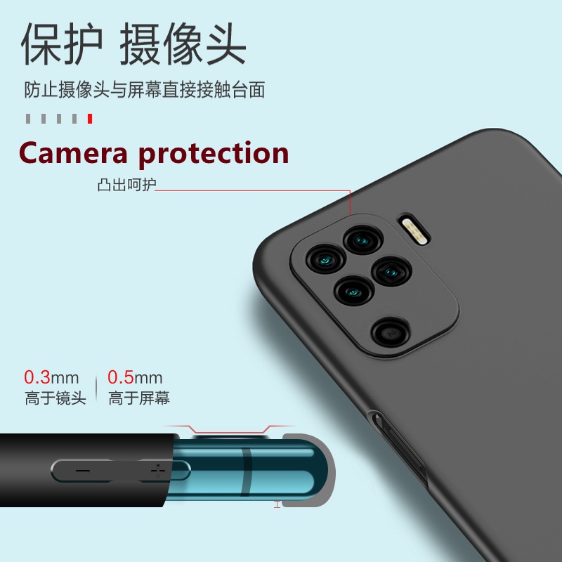 For OPPO F19 Pro CPH2285 Flexible TPU Minimalism Silicone Cover Fine ...