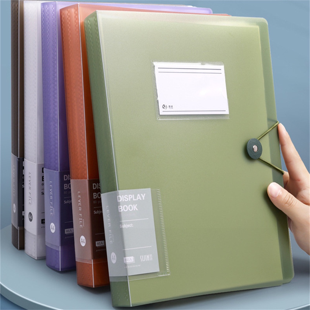 A4 Folder Insert File Folder Information Book 30pages Paper Document ...