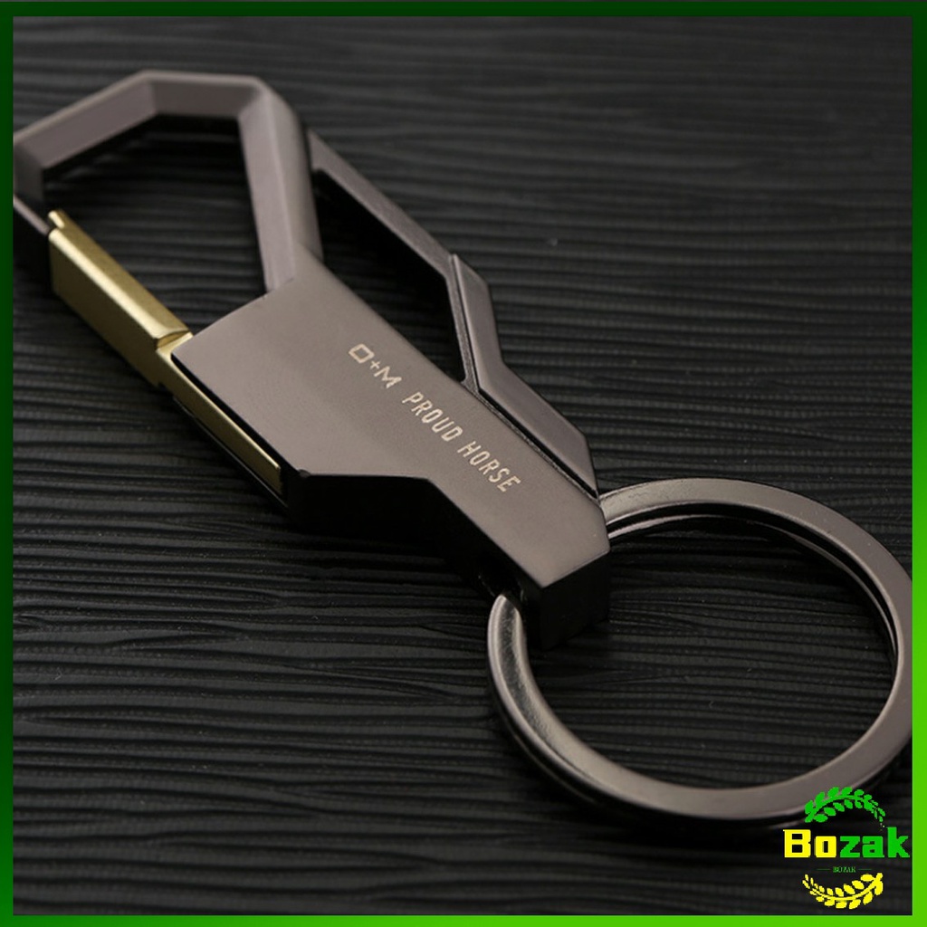 Bozak New Mens Alloy Metal Keychain Car Keyring Key Chain Ring | Shopee ...