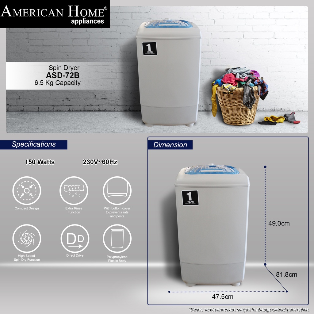 American home washing machine store with dryer prices