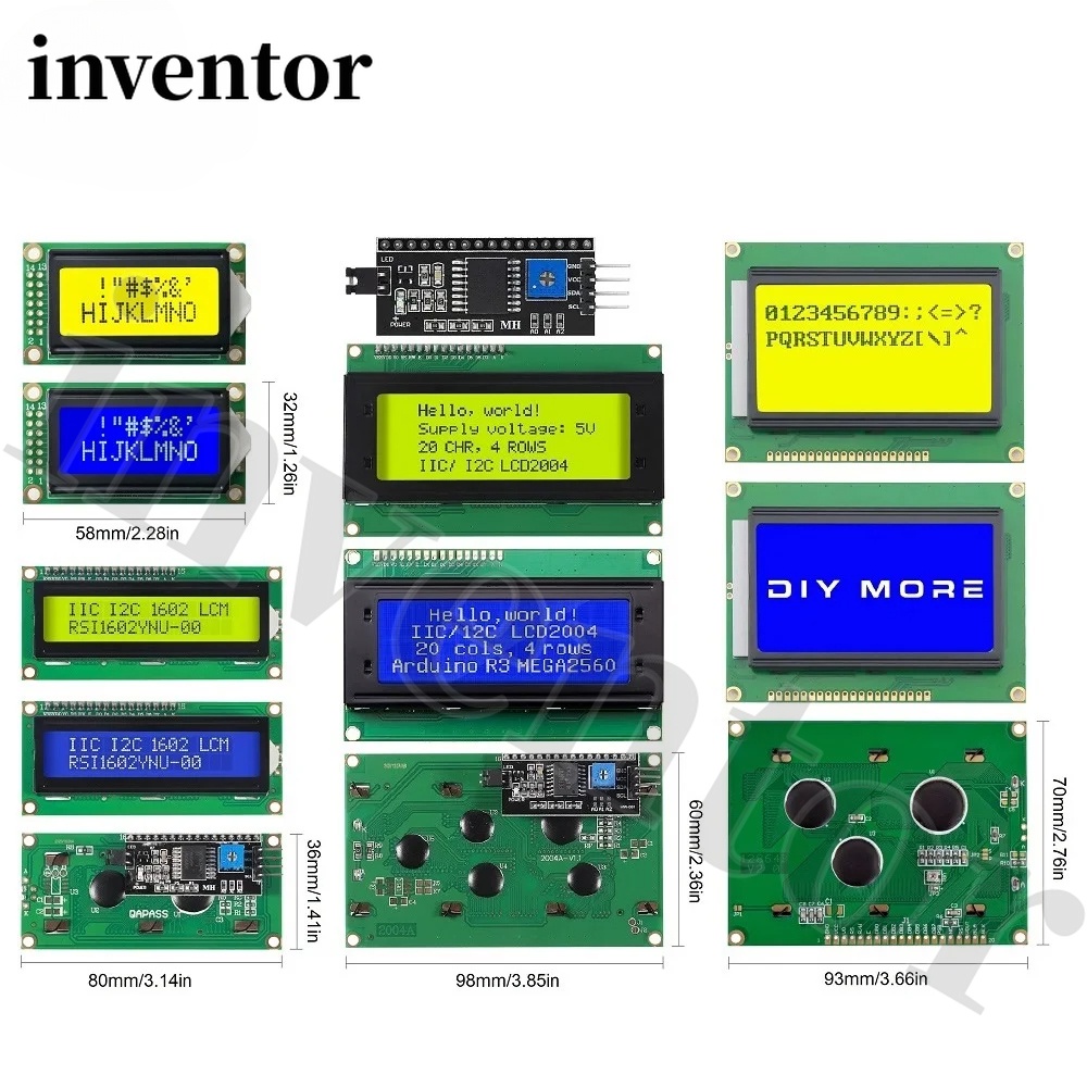 Lcd Module Lcd1602a 2004a 12864b 0802 16x2 20x4 Character Lcd Display