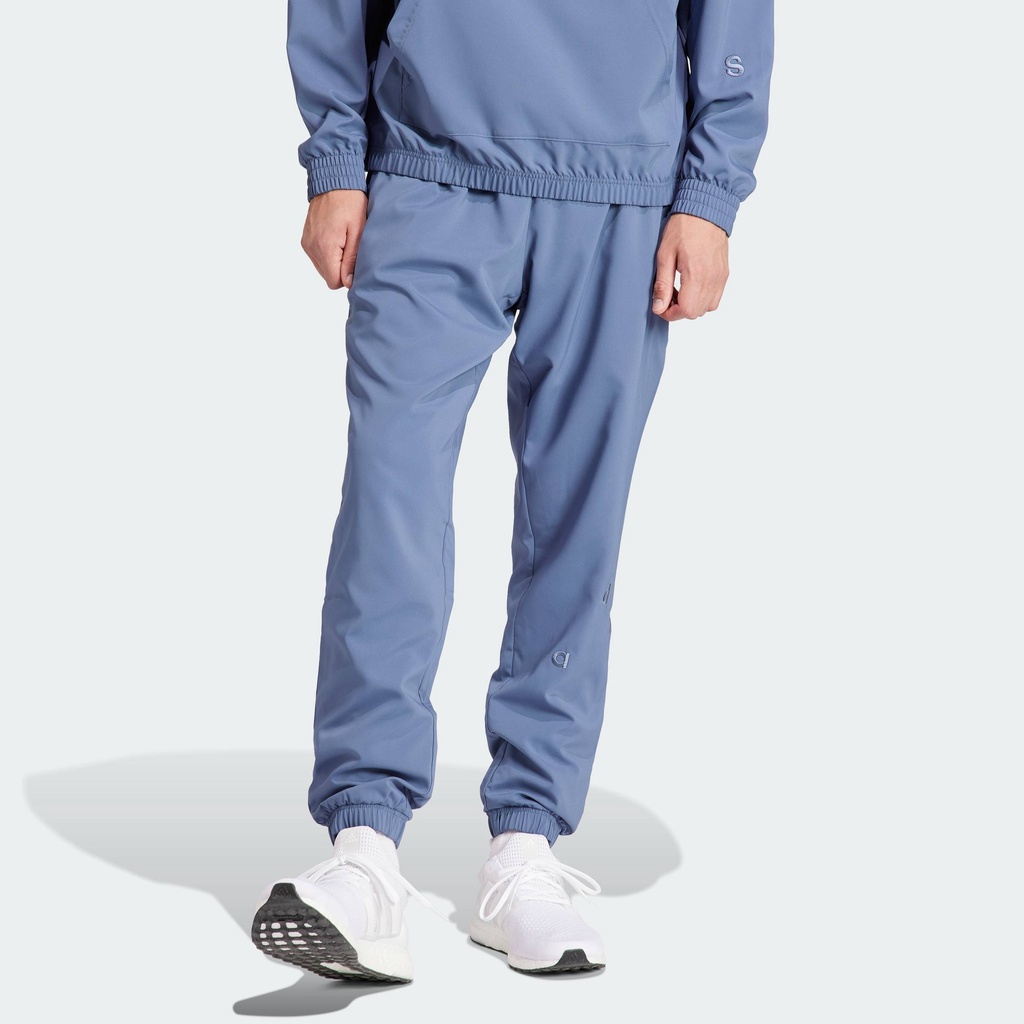 adidas Lifestyle Embroidered Woven Pants Men Blue IN0696 | Shopee ...