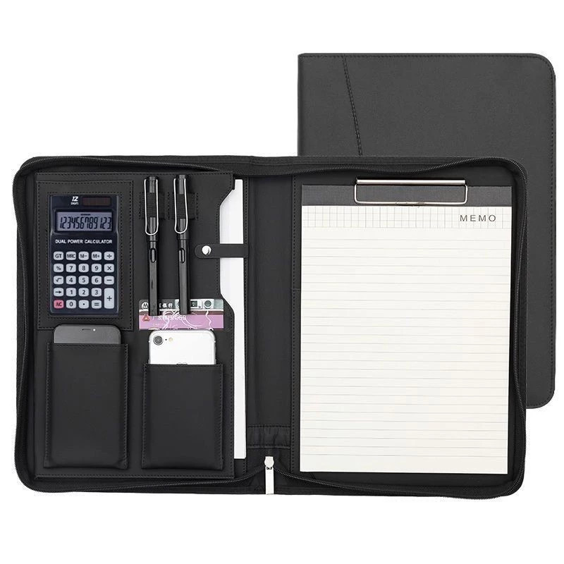 Multifunctional Business Notebook Waterproof Travel Handbook PU Leather ...