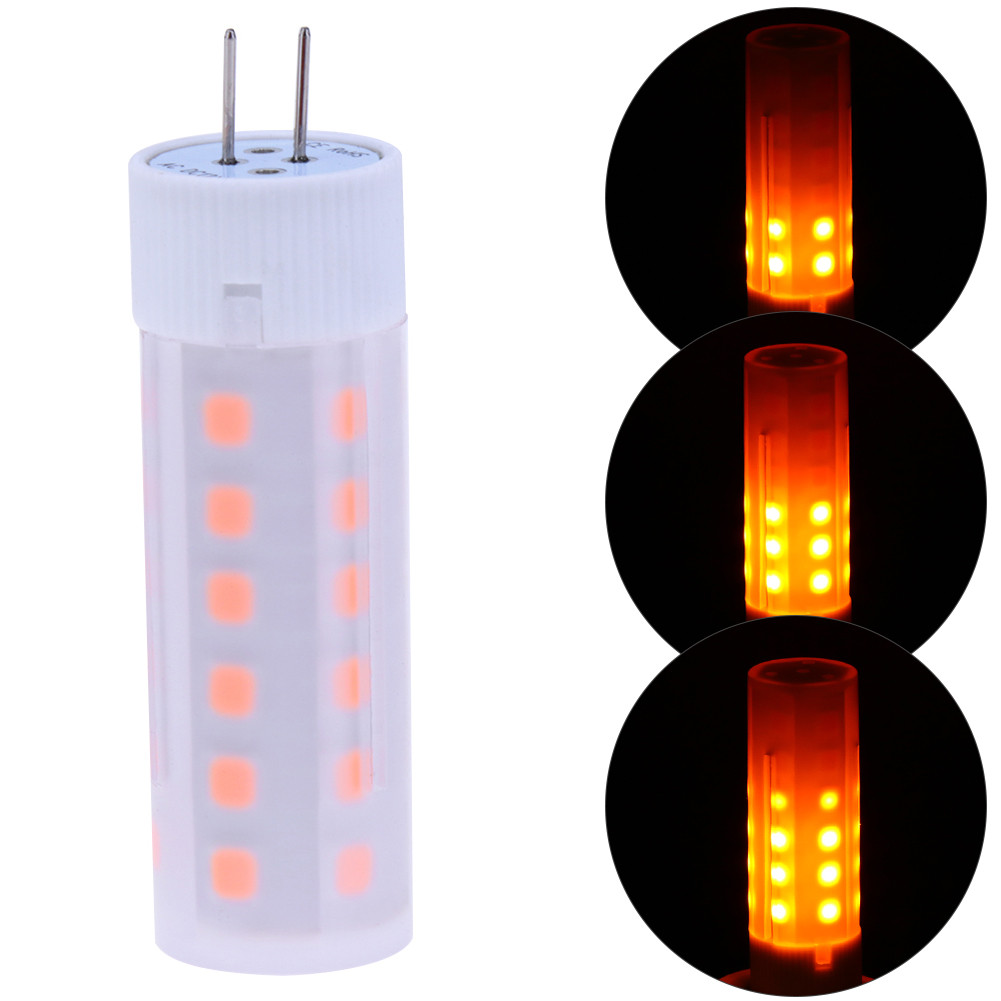 G4 Flickering Flame Fire Effect LED Bulb Corn Light Retro Decoration ...