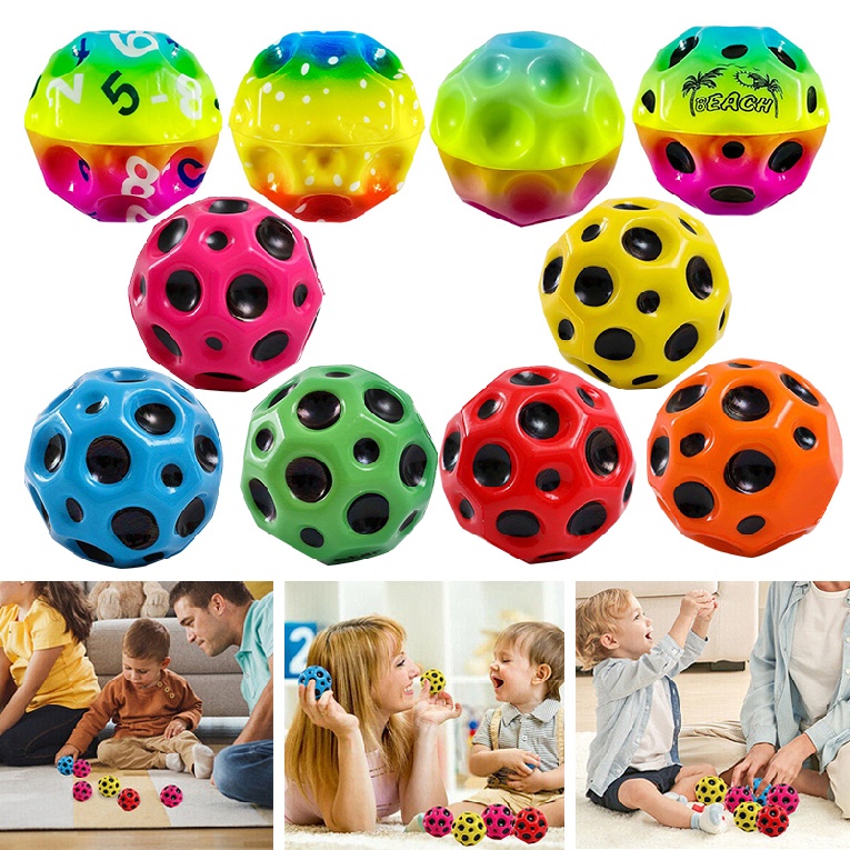 Extreme High Bouncing Ball Space Ball Bouncy Ball Outdoor Throw Catch ...