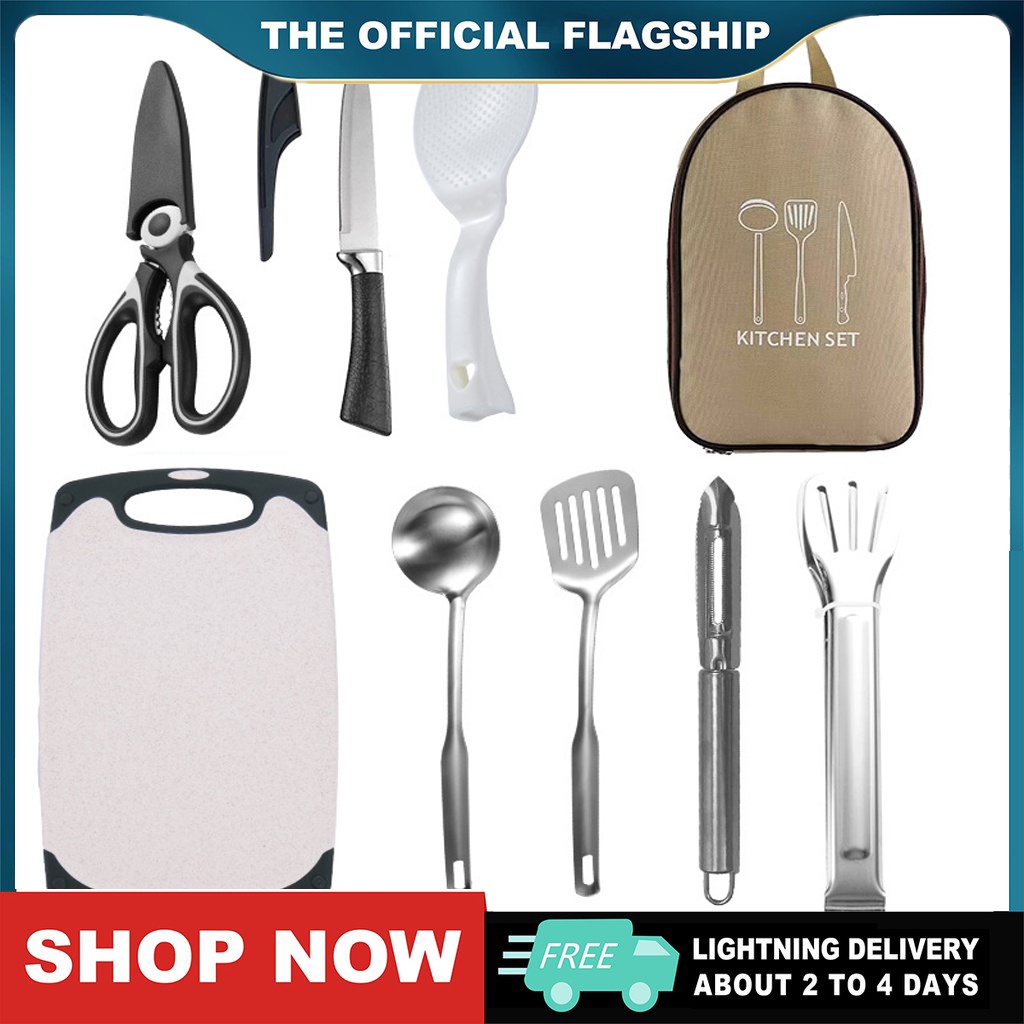 Outdoor Cooking Set Camping Kitchenware Portable Stainless Steel